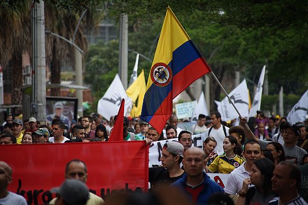 Symbolbild – Proteste in Kolumbien